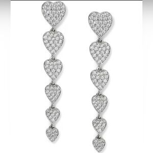 Nadri Real Love Linear Earrings